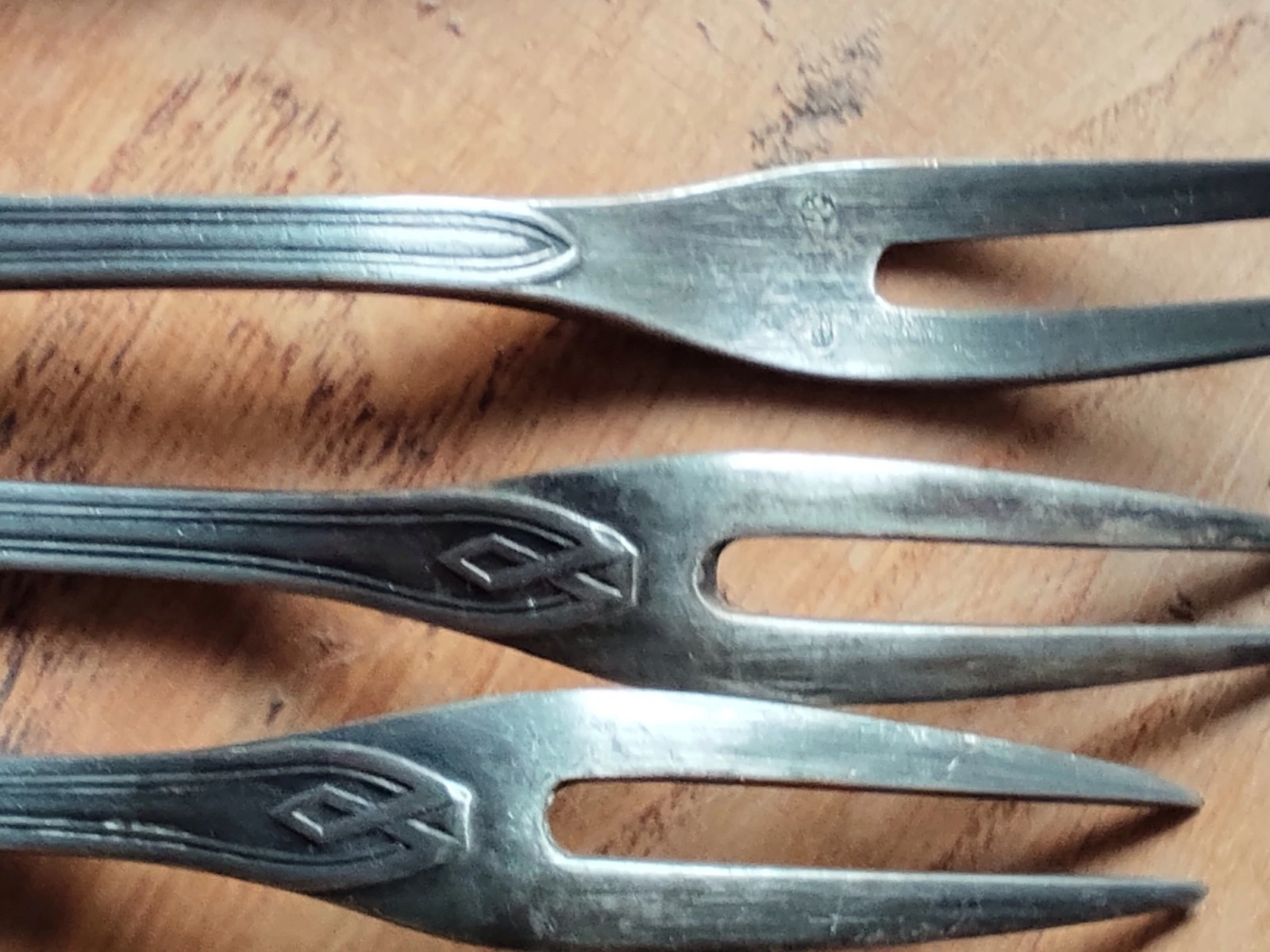Talheres antigos em metal prateado – photo 3